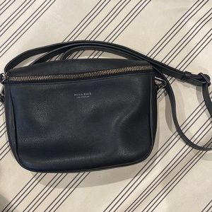 Mine Baie | Mina Fanny | Leather | Black and Gun Metal